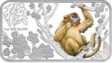 1 Dollar (Year of the Monkey 猴. Golden Snub-nosed Monkey)