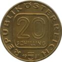 20 Schilling (300th Salzburg's Arcbishop J. Graf Thun )