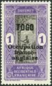 Stamp of Dahomey overprinted