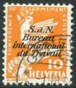 Peace Dove on a Broken Sword (BIT/ILO overprint)