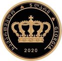 5 Lari (300th Anniversary of the Birth of King Erekle II - Gold)