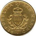 200 Lire (Coat-of-arms castle Borgo Maggiore)