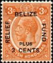 King George V (1865-1936) - Overprinted