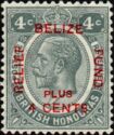 King George V (1865-1936) - Overprinted