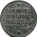 10 Pfennig (Zahlmarke Der Stadt. Strassenbahn)