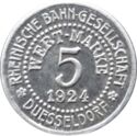 5 Pfennig (Rheinische Bahn-Gesellschaft)
