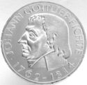 5 Mark (150th death year philosopher Johann Fichte - J)