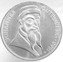 5 Mark (500th death year printer Johannes Gutenberg - G)