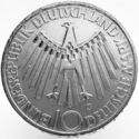 10 Mark (Munich olympics - IN MUNCHEN - spiral - D,F,G,J)