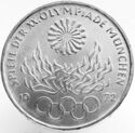 10 Mark (Munich olympics - flame - D,F,G,J)
