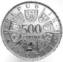 500 Schilling (825 Years of the Mariazell Shrine)