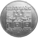 100 Schilling (1100th Anniversary - Founding of Villach)