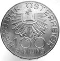 100 Schilling (700th Cathedral of Wiener Neustadt)