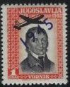 Valentin Vodnik (1758-1819) with 1945 w plane Overprint