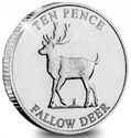 10 Pence (British Isles Wildlife - Woodland Mammals - Fallow Deer)