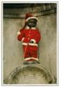 Brussels, Manneken Pis dressed as Santa Claus