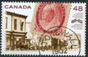 Post Office in Stonewall, MB - 2¢ Victoria & 1902 date stamp