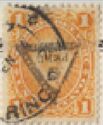 Definitives with triangle overprint