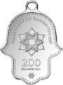 200 CFA Francs (Hand of Fatima. Pendant)