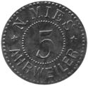 5 Pfennig (N. Mies)