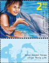 Girl and dolphin