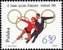 Figure Skating Pair - Perforation 12 x 12¾