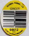 Global Farms Ginger 94612