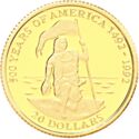 20 Dollars (Columbus Kneeling With Flag)