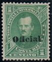 Próspero Fernández overprinted "Oficial"