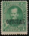 Próspero Fernández overprinted "OFICIAL"