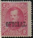 Próspero Fernández overprinted "OFICIAL"