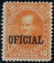 Próspero Fernández overprinted "OFICIAL"