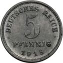 5 Pfennig (A, D, E, F, G, J)