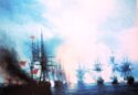 I.K. Aivazovsky "The battle of Sinop", 1853