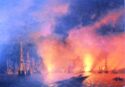 I.K. Aivazovsky "Sinop. The night after the battle of Movember 18, 1853", 1853