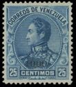 Effigy of Simón Bolívar, Overprinted