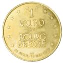 1 euro de Bourg en Bresse / Eglise de Brou