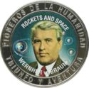 1,000 Pesetas (Rockets and Space - Werner von Braun)