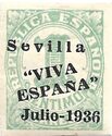 Numeral 1 with Seville overprint (Typographed)