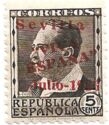 Vicente Blasco Ibáñez with Seville overprint (Typogrpahed)