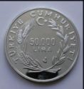 50,000 Lira (125 Anniversary of the Turkish Court of Cassation)