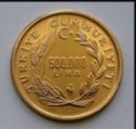 500,000 Lira (70 Years of Turkish Republic)