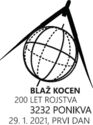 Blaž Kocen (Blasius Kozenn) 200th Anniversary of the Birth