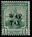 Seated Britannia - Overprinted 'WAR TAX'