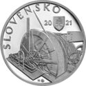 10 Euro (100th anniversary of the underground hydroelectric power plant in Kremnica)