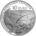 10 Euro (100th anniversary of the underground hydroelectric power plant in Kremnica)