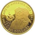 250 Dollars (Italian explorer Amerigo Vespucci)