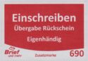 Einschreiben 690