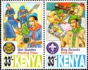 Girl Guides and Boy Scouts
