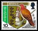 Coat of Arms and Common Ground-Dove (Columbina passerina)